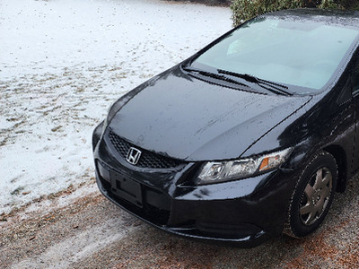 2013 HONDA CIVIC COUPE, 195K, NEW SAFETY, 5 SPEED MANUAL