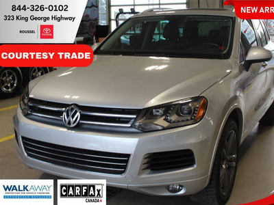 2013 Volkswagen Touareg Comfortline Courtesy trade