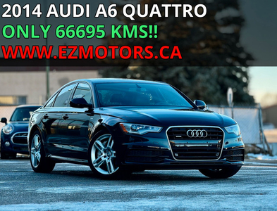 2014 Audi A6 3.0T PREMIUM PLUS/ONE OWNER/66695 KMS!!! CERTIFIED!