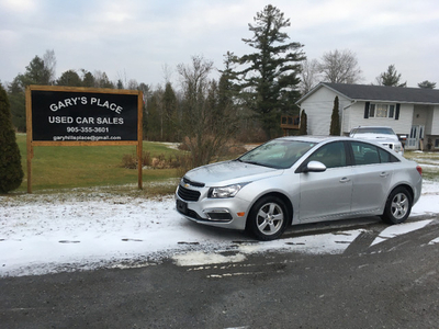 2015 CHEV CRUZE LT - 4cyl. auto - 4 door- ONLY 94, KMS $12,995.