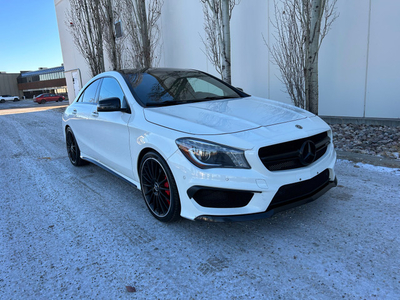 2015 Mercedes CLA 45 AMG, low kms, through the shop!