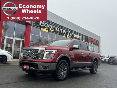 2018 Nissan Titan Platinum w/Navi/Leathr/360Cam/HtdSeats/