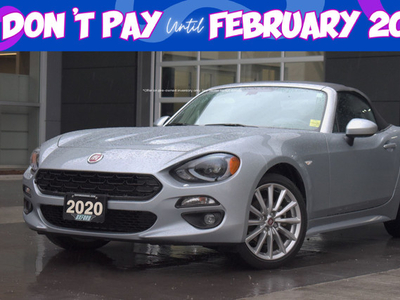 2020 Fiat 124 Spider Lusso One Owner, Purchased And Serviced...