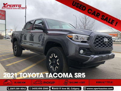 2021 Toyota Tacoma SR5 6 MONTHS FREE WARRANTY Double Cab