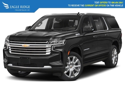 New 2024 Chevrolet Suburban High Country Navigation, Heated Seats, Backup Camera for Sale in Coquitlam, British Columbia
