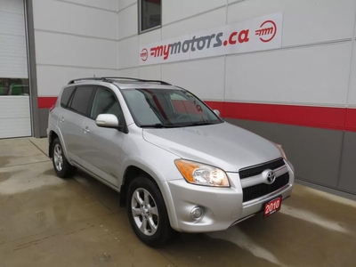 Used 2010 Toyota RAV4 Limited (**4WD**ALLOY WHEELS** FOG LIGHTS**POWER DRIVERS SEAT**CRUSE CONTROL**SUNROOF**LEATHER**POWER WINDOWS** AUTO HEADLIGHTS**PUSH BUTTON START**DUAL CLIMATE CONTROL**HEATED SEATS**) for Sale in Tillsonburg, Ontario