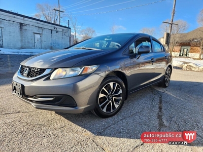Used 2013 Honda Civic EX Certified Extended Warranty Dealer Maintained N for Sale in Orillia, Ontario