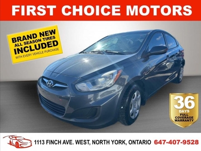 Used 2013 Hyundai Accent GL ~AUTOMATIC, FULLY CERTIFIED WITH WARRANTY!!!~ for Sale in North York, Ontario