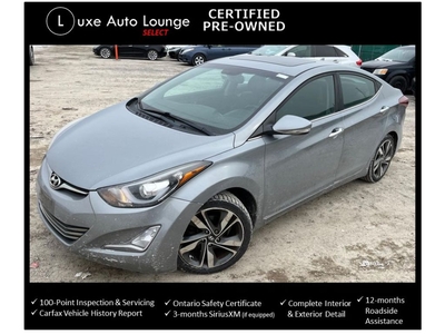 Used 2014 Hyundai Elantra LIMITED, AUTO, LEATHER, SUNROOF, HEATED SEATS! for Sale in Orleans, Ontario