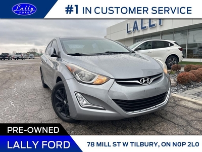 Used 2015 Hyundai Elantra Sport Appearance, Moonroof, Auto, Local Trade! for Sale in Tilbury, Ontario