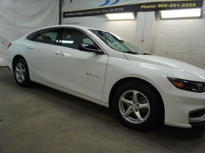 Used 2016 Chevrolet Malibu LS 1.5L CERTIFIED CAMERA BLUETOOTH CRUISE ALLOYS PUST TO START for Sale in Milton, Ontario