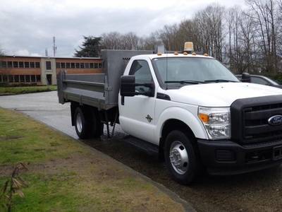 Used 2016 Ford F-350 SD Dump Truck 2WD Dually Diesel for Sale in Burnaby, British Columbia