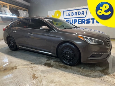 Used 2016 Hyundai Sonata Panoramic Moonroof * Navigation * Heated Leather Seats * Android Auto/Apple CarPlay * Heated Steering Wheel * Touchscreen Infotainment Display System for Sale in Cambridge, Ontario