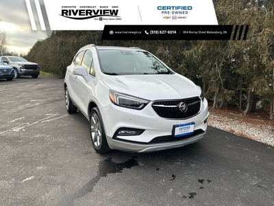 Used 2017 Buick Encore Premium HEATED LEATHER SEATS 1.4L TURBO NAVIGATION SYSTEM REAR VIEW CAMERA for Sale in Wallaceburg, Ontario