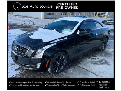 Used 2017 Cadillac ATS LUXURY AWD, CARBON BLACK PKG, RECARO SEATS!! for Sale in Orleans, Ontario