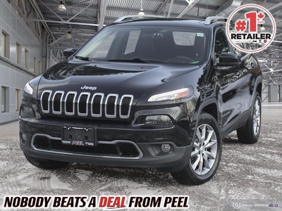 Used 2017 Jeep Cherokee LIMITED 4x4 LEATHER PANOROOF PREM AUDIO for Sale in Mississauga, Ontario