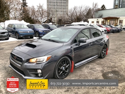 Used 2017 Subaru WRX Sport-tech 6SPD, LEATHER, ROOF, HARMON KARDON, BK. for Sale in Ottawa, Ontario