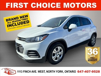 Used 2018 Chevrolet Trax LS ~AUTOMATIC, FULLY CERTIFIED WITH WARRANTY!!!~ for Sale in North York, Ontario