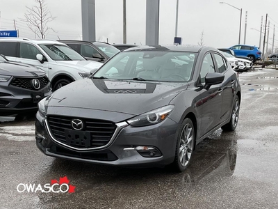 Used 2018 Mazda MAZDA3 Sport 2.5L GT! Leather! Clean CarFax! Safety Included! for Sale in Whitby, Ontario