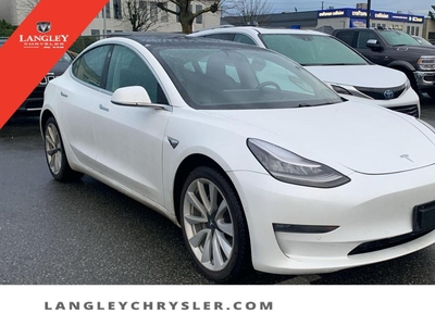 Used 2019 Tesla Model 3 Standard Range Plus Accident Free Leather Locally Driven for Sale in Surrey, British Columbia
