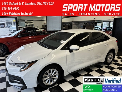 Used 2020 Toyota Corolla SE+Tinted+New Brakes+Adaptive Cruise+CLEAN CARFAX for Sale in London, Ontario