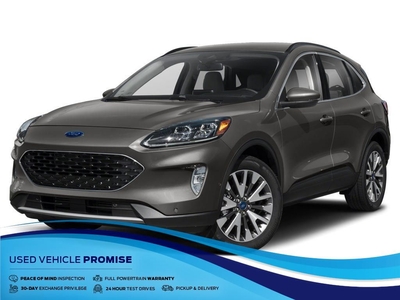 Used 2021 Ford Escape Titanium Hybrid LOCAL BC 1-OWNER, HYBRID, VISTA ROOF, TOW PACKAGE for Sale in Surrey, British Columbia