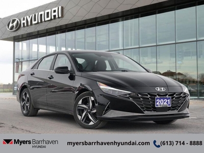 Used 2021 Hyundai Elantra Ultimate IVT - Sunroof - Leather Seats - $179 B/W for Sale in Nepean, Ontario