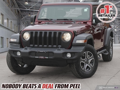 Used 2021 Jeep Wrangler 4DR SPORT S DUAL TOP ALPINE SNAZZBERRY 4X4 for Sale in Mississauga, Ontario