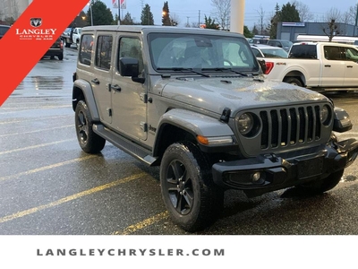 Used 2021 Jeep Wrangler Unlimited Sahara Tow Pkg Cold Weather Pkg for Sale in Surrey, British Columbia