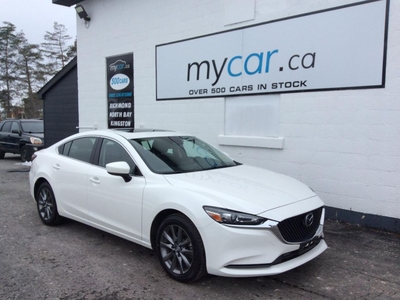 Used 2021 Mazda MAZDA6 GS-L $1000 FINANCE CREDIT!! INQUIRE IN STORE!! ALLOYS. LEATHER. HEATED SEATS/WHEEL. BACKUP CAM. PWR GROU for Sale in North Bay, Ontario