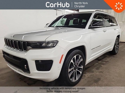 Used 2022 Jeep Grand Cherokee L Overland 4x4 Vented Seats Pano Roof Lux Tech IV Grp for Sale in Thornhill, Ontario