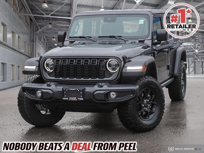 Used 2024 Jeep Wrangler WILLYS 4 DOOR HEATED SEATS ALPINE 4X4 for Sale in Mississauga, Ontario