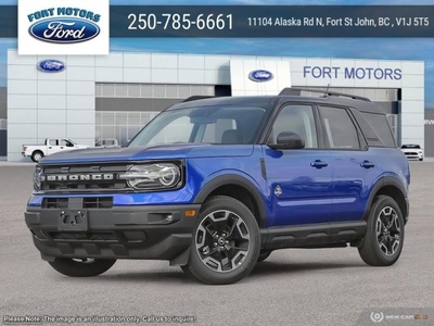 New 2024 Ford Bronco Sport Outer Banks - Leather Seats for Sale in Fort St John, British Columbia