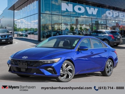 New 2024 Hyundai Elantra Luxury IVT - Leather Seats - $209 B/W for Sale in Nepean, Ontario