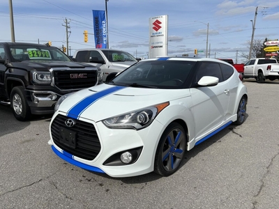 Used 2014 Hyundai Veloster 3dr Coupe Manual Turbo ~NAV ~Bluetooth ~Backup Cam for Sale in Barrie, Ontario