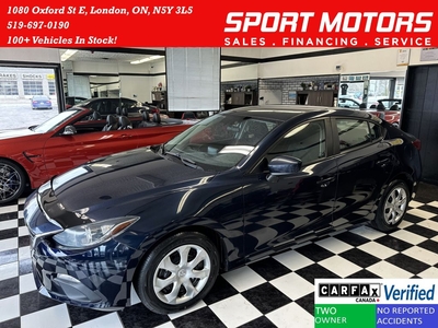 Used 2016 Mazda MAZDA3 GX+A/C+Camera+New Tires+New Brakes+CLEAN CARFAX for Sale in London, Ontario