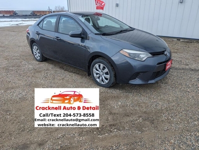 Used 2016 Toyota Corolla 4dr Sdn CVT LE for Sale in Carberry, Manitoba