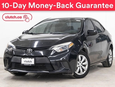 Used 2016 Toyota Corolla LE w/ Rearview Cam, Bluetooth, A/C for Sale in Toronto, Ontario