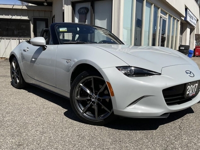 Used 2017 Mazda Miata MX-5 GT - 6 SPEED! LEATHER! NAV! HTD SEATS! CAR PLAY! for Sale in Kitchener, Ontario
