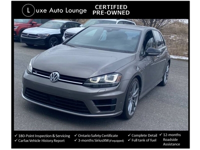 Used 2017 Volkswagen Golf R GOLF R AWD!! 6SPD MANUAL! LEATHER, FENDER AUDIO! for Sale in Orleans, Ontario