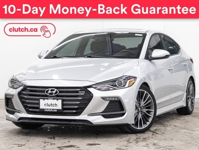Used 2018 Hyundai Elantra Sport Tech Package w/ Apple CarPlay & Android Auto, Rearview Cam, Dual Zone A/C for Sale in Toronto, Ontario