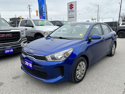 Used 2018 Kia Rio LX+ Auto ~Bluetooth ~Backup Cam ~Heated Steering for Sale in Barrie, Ontario