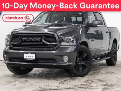 Used 2018 RAM 1500 Sport Crew Cab 4X4 w/ Uconnect 4C, Apple CarPlay & Android, Dual Zone A/C for Sale in Toronto, Ontario