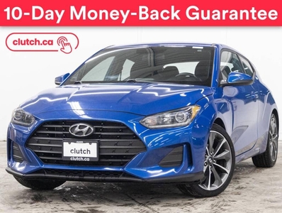 Used 2019 Hyundai Veloster Base w/ Apple CarPlay & Android Auto, Rearview Cam, A/C for Sale in Toronto, Ontario
