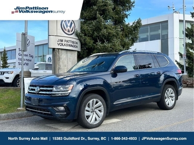 Used 2019 Volkswagen Atlas Execline 3.6 FSI 4MOTION for Sale in Surrey, British Columbia