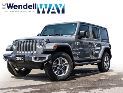 Used 2020 Jeep Wrangler Unlimited Unlimited Sahara Nav / Safety Group for Sale in Kitchener, Ontario