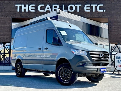 Used 2020 Mercedes-Benz Sprinter 2500 High Roof V6 DIESEL 4WD CARGO VAN & ROOF RACK!!! CD PLAYER, BLUETOOTH, HEATED SEATS, BACK UP CAM! for Sale in Sudbury, Ontario