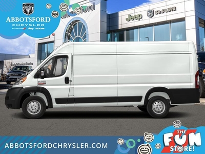 Used 2021 RAM Cargo Van ProMaster 3500 High Roof Ext 159 - $221.26 /Wk for Sale in Abbotsford, British Columbia