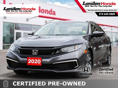 2020 Honda Civic Sedan Ex | Cert. | 1owner