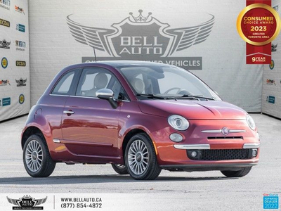 2012 FIAT 500 Lounge, MoonRoof, Leather